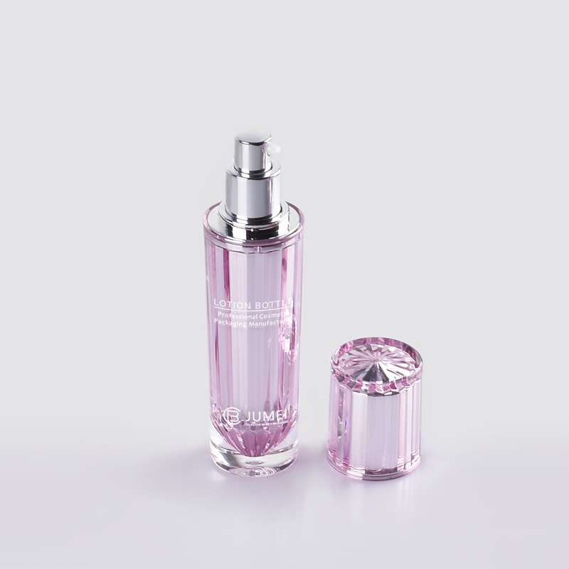 Special Design Double-Layer Purple Plastic Bottles for Skincare Products