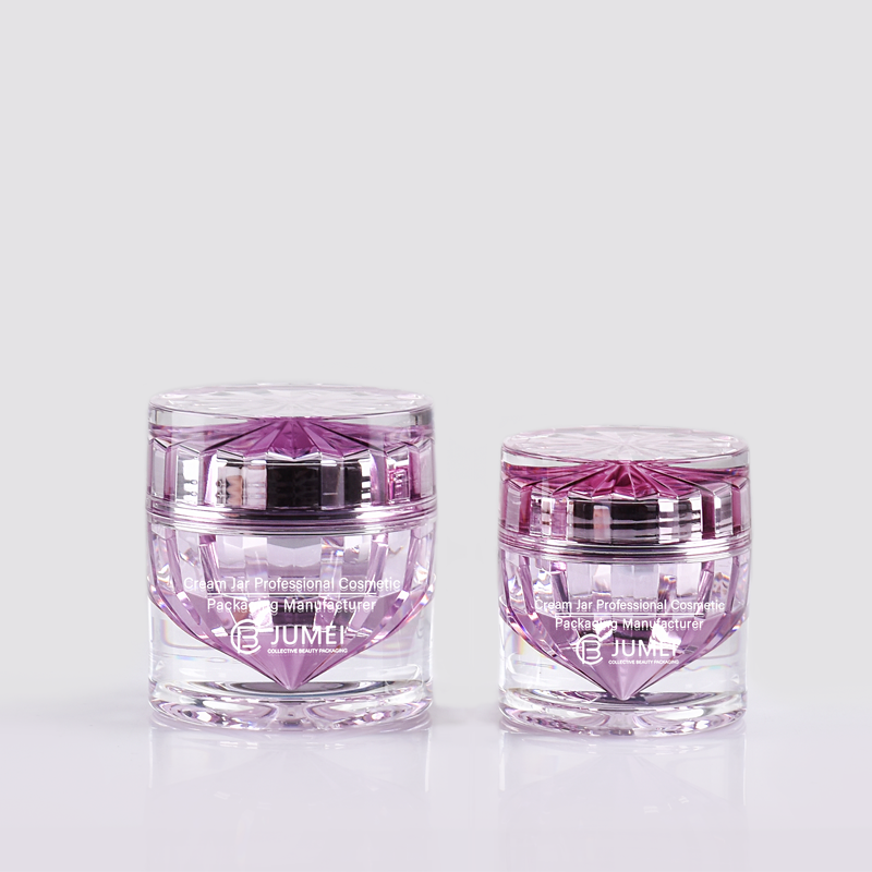 Exquisite Cosmetic Packaging Acrylic Jars and Bottles for Cream and Lotion